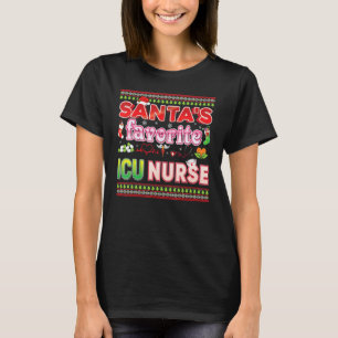 Camiseta Navidades de enfermería favorita de Santa Hat Swe