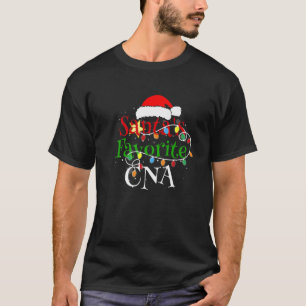 Camiseta Navidades de enfermería favorita de Santa María CN