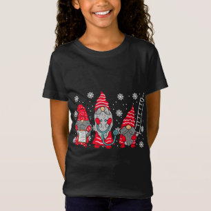 Camiseta Navidades de enfermería Gnomes Cute Xmas Scrub