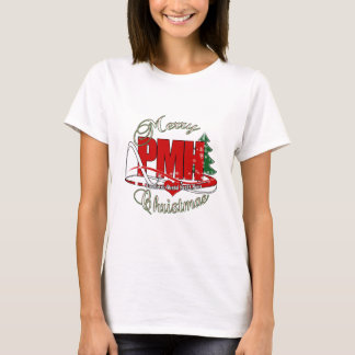 Camiseta Navidades de enfermería psiquiátrica-mental de PMH