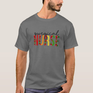 Camiseta Navidades de enfermería quirúrgica enferman Nu fav
