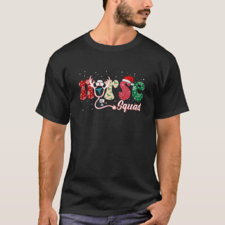 Camiseta Navidades de enfermería Stethoscope Enfermeras de 