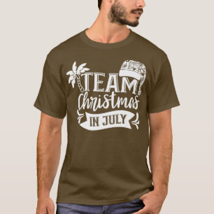 Camiseta Navidades De Equipo En Julio Sarcástico Santa Summ