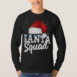 Camiseta Navidades de equipo Santa Squad familia coincidien