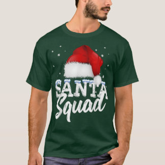 Camiseta Navidades de equipo Santa Squad familia coincidien
