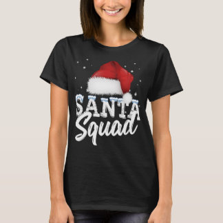 Camiseta Navidades de equipo Santa Squad familia coincidien