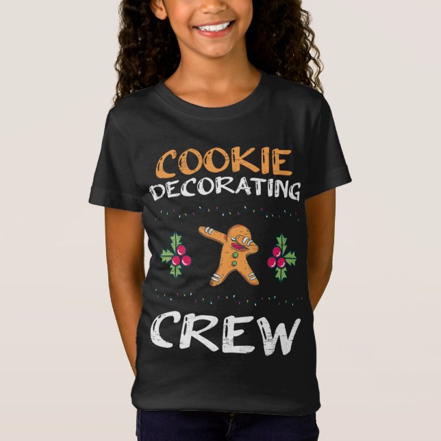 Camiseta Navidades de equipos decoradores de cookies Dabbin (Anverso)