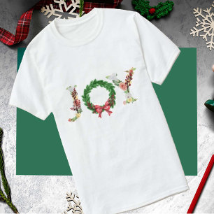 Camiseta Navidades de escritura simples de escritura de esc