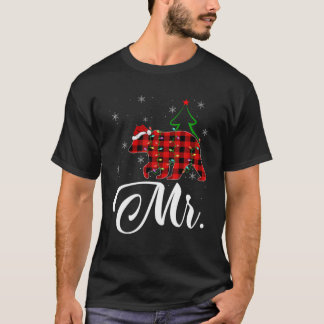 Camiseta Navidades de escúfalo de juego Sr. Bear Pajama