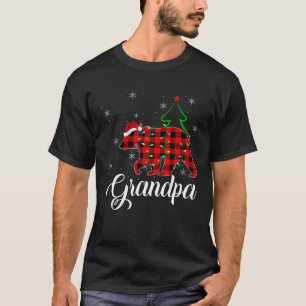 Camiseta Navidades de escúfalo en juego Abuelo Bear Paja
