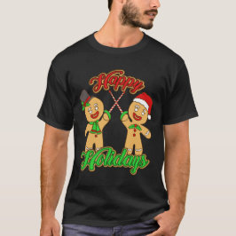 Camiseta Navidades de esgrima Gingerbread Hombres Navidad
