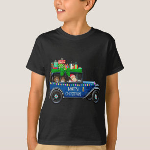 Camiseta Navidades de estantes cortos, refugios con Santa S