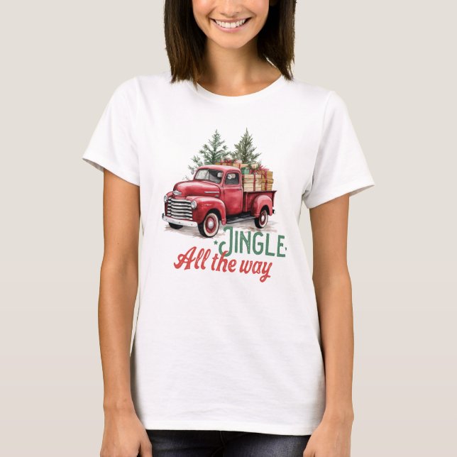 Camiseta Navidades De Estilo Vintage (Anverso)