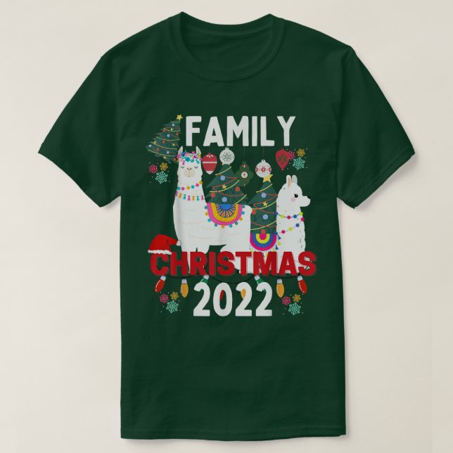 Camiseta Navidades de familia 2022 coincidiendo con "Squad  (Diseño del anverso)