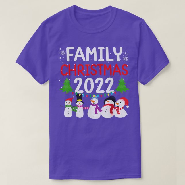Camiseta Navidades de familia 2022, Navidades Vacation Fami (Diseño del anverso)