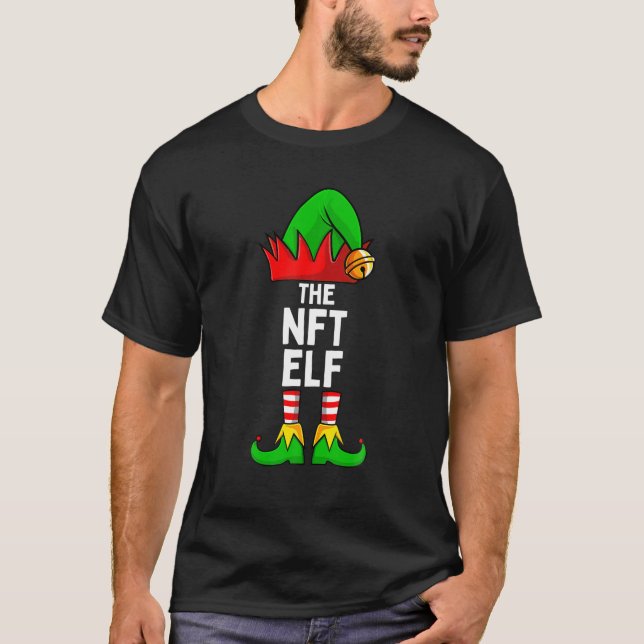 Camiseta Navidades de familia de NFT Elf (Anverso)