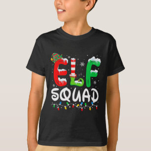 Camiseta Navidades de familia Elf coincidiendo con pijamas 