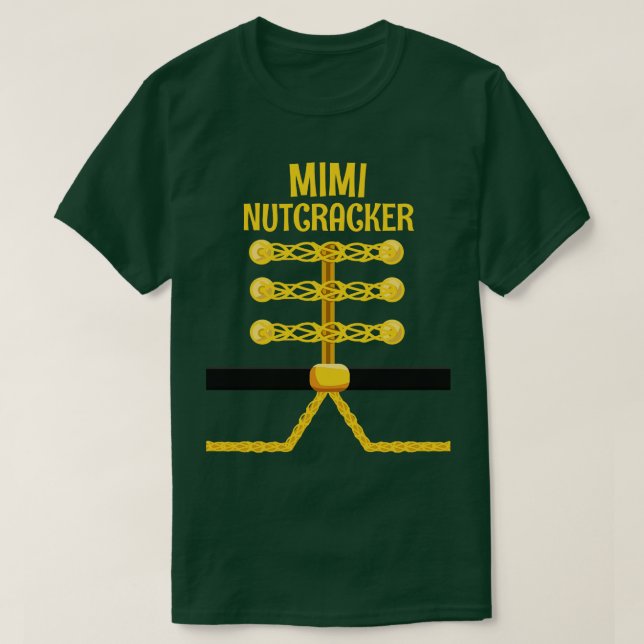 Camiseta Navidades de familia MIMI Nutcracker que coinciden (Diseño del anverso)