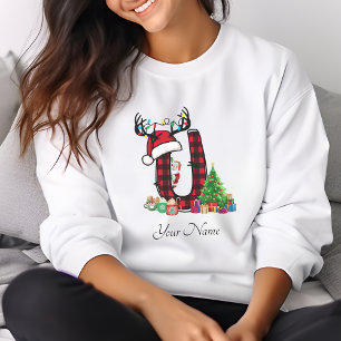 Camiseta Navidades de familia monogramados personalizan con