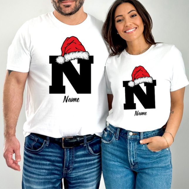 Camiseta Navidades de familia monogramados personalizan con (Subido por el creador)