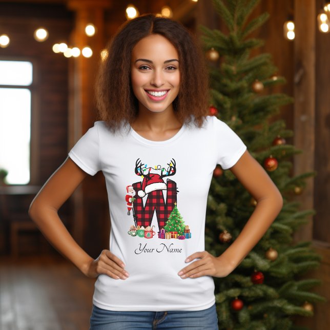 Camiseta Navidades de familia monogramados personalizan con (Subido por el creador)
