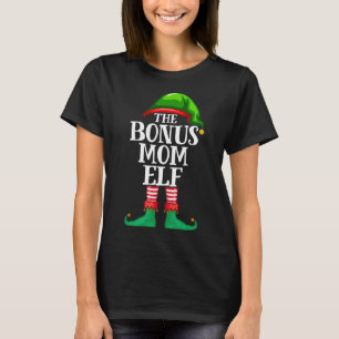 Camiseta Navidades de familia Pajama de Bonus Mom Elf