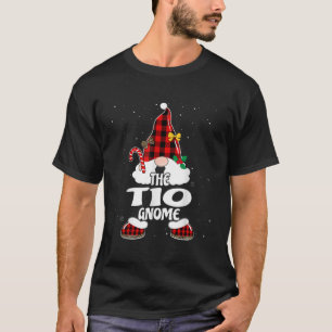 Camiseta Navidades de familia Tio Gnome Buffalo Plaid que c
