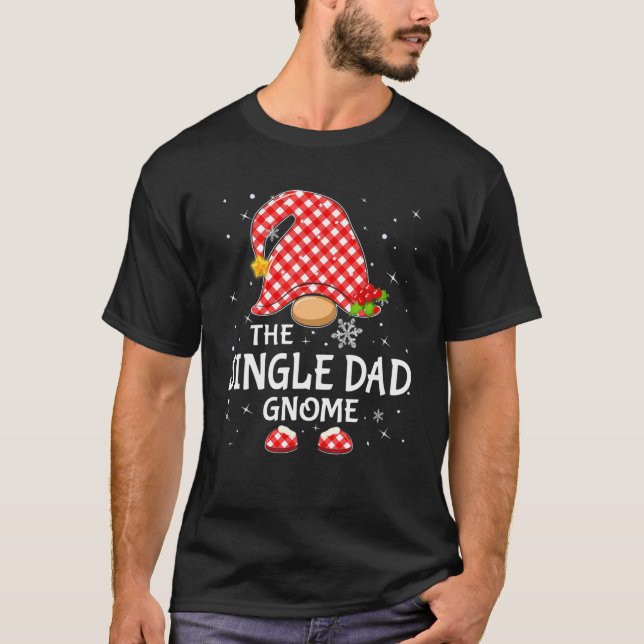 Camiseta Navidades de familia unipersonal de Gnome Pajama (Anverso)
