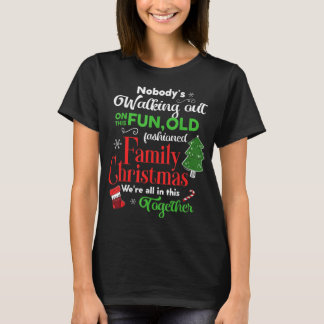 Camiseta Navidades de familia vacacionan pijamas graciosos