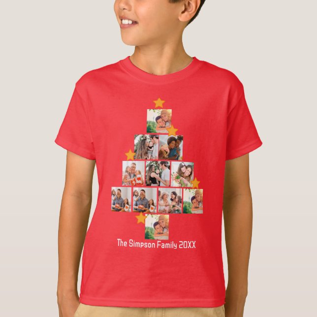 Camiseta Navidades de familias divertidas personalizadas 11 (Anverso)