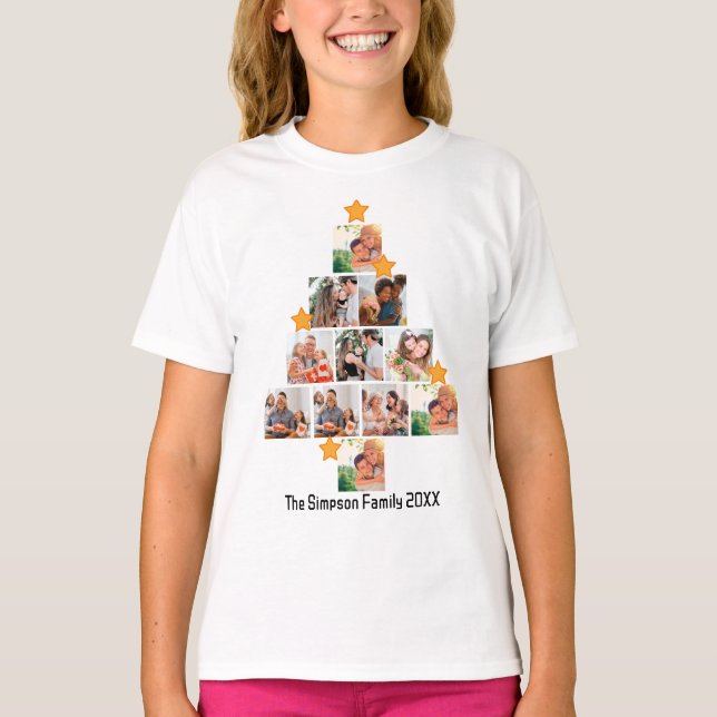 Camiseta Navidades de familias divertidas personalizadas 11 (Anverso)