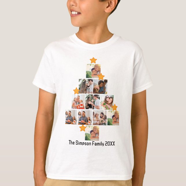 Camiseta Navidades de familias divertidas personalizadas 11 (Anverso)