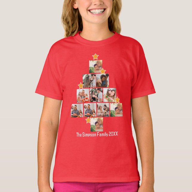 Camiseta Navidades de familias divertidas personalizadas 11 (Anverso)