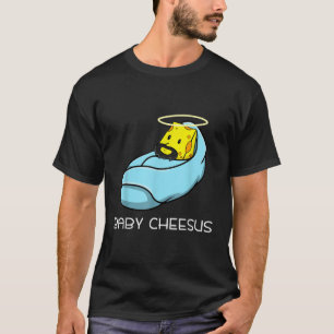 Camiseta Navidades de fans del queso Cheesus Baby Jesus Pun