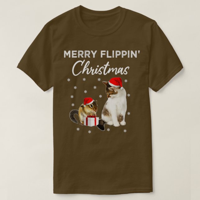Camiseta Navidades de Feliz Flippin regalo de navidades gra (Diseño del anverso)