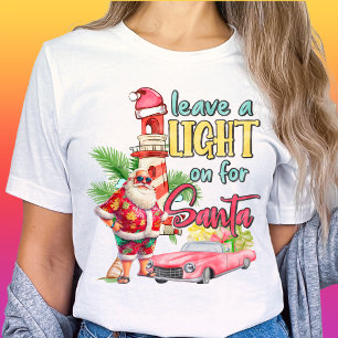Camiseta Navidades de feriado de Navidades de Santa Elena e