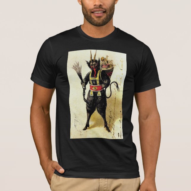 Camiseta Navidades de feriado malvados Krampus Scary Demon (Anverso)