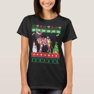 Camiseta Navidades de Fila Brasileiro iluminan perro de Nav