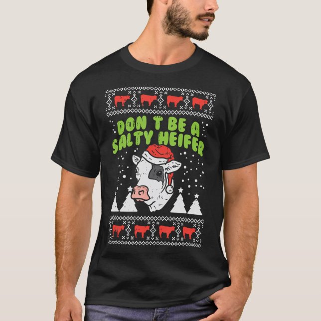 Camiseta Navidades de flamencos rosados Palm Tree Tropical  (Anverso)