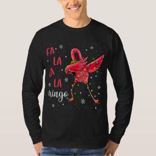 Camiseta Navidades de Flamingo alumbran divertida Navidad S