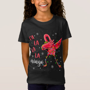 Camiseta Navidades de Flamingo alumbran divertida Navidad S