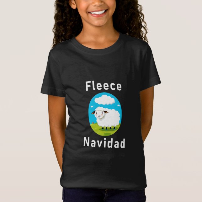 Camiseta navidades de "Fleece Navidad" (Anverso)