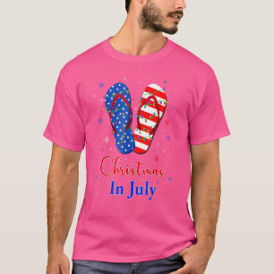 Camiseta Navidades De Flip Flip Flops De Azul Blanco Rojo P