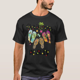 Camiseta Navidades De Flip Flop De Leopardo Lg6z En Julio,