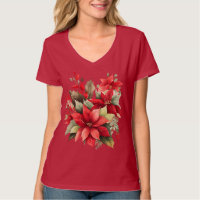 Navidades de flores blancas rojas Poinsettia Holly