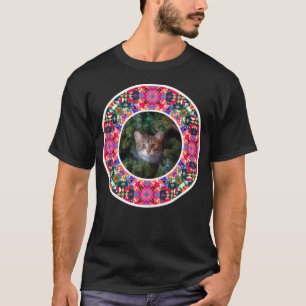 Camiseta Navidades de fotografía personalizado Mascota Cat 