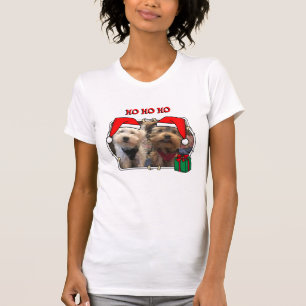 Camiseta Navidades de fotografía personalizado Santa Hat Ma