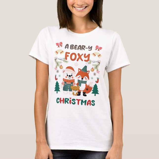 CAMISETA ¡NAVIDADES DE FOXIS DE OSO! (Anverso)