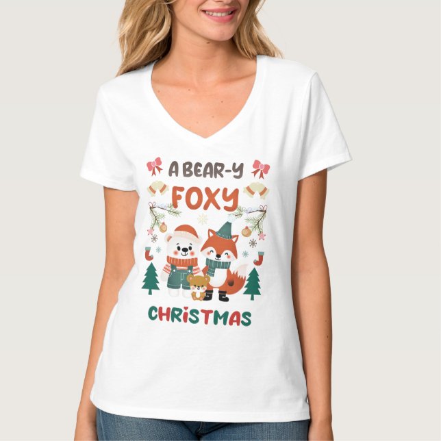 CAMISETA ¡NAVIDADES DE FOXIS DE OSO! (Anverso)