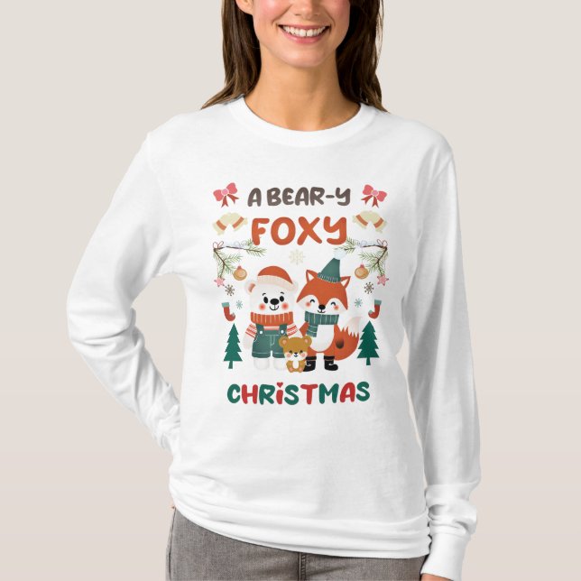 CAMISETA ¡NAVIDADES DE FOXIS DE OSO! (Anverso)